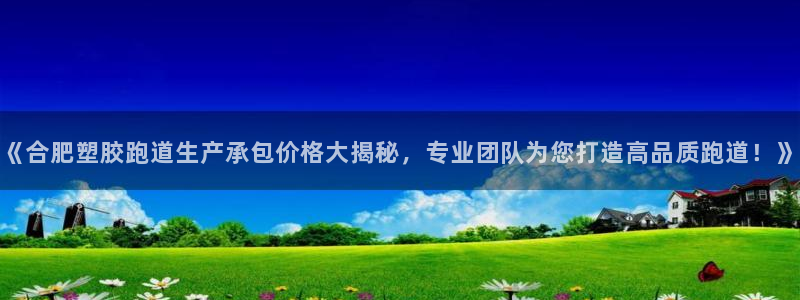 红足1世足球：《合肥塑胶跑道生产承包价格大揭秘，专业团队为您打造高品质跑道！》
