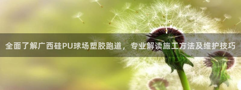 红足一1世手机皇冠：全面了解广西硅PU球场塑胶跑道，专业解读施工方法及维护技巧