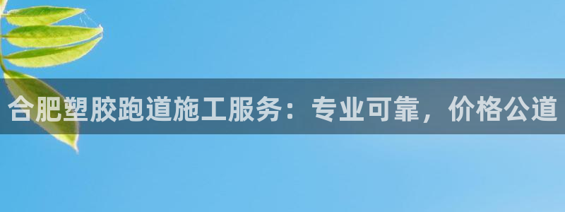 红足一：合肥塑胶跑道施工服务：专业可靠，价格公道