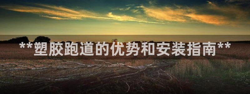 红足 世足球手机网：**塑胶跑道的优势和安装指南**